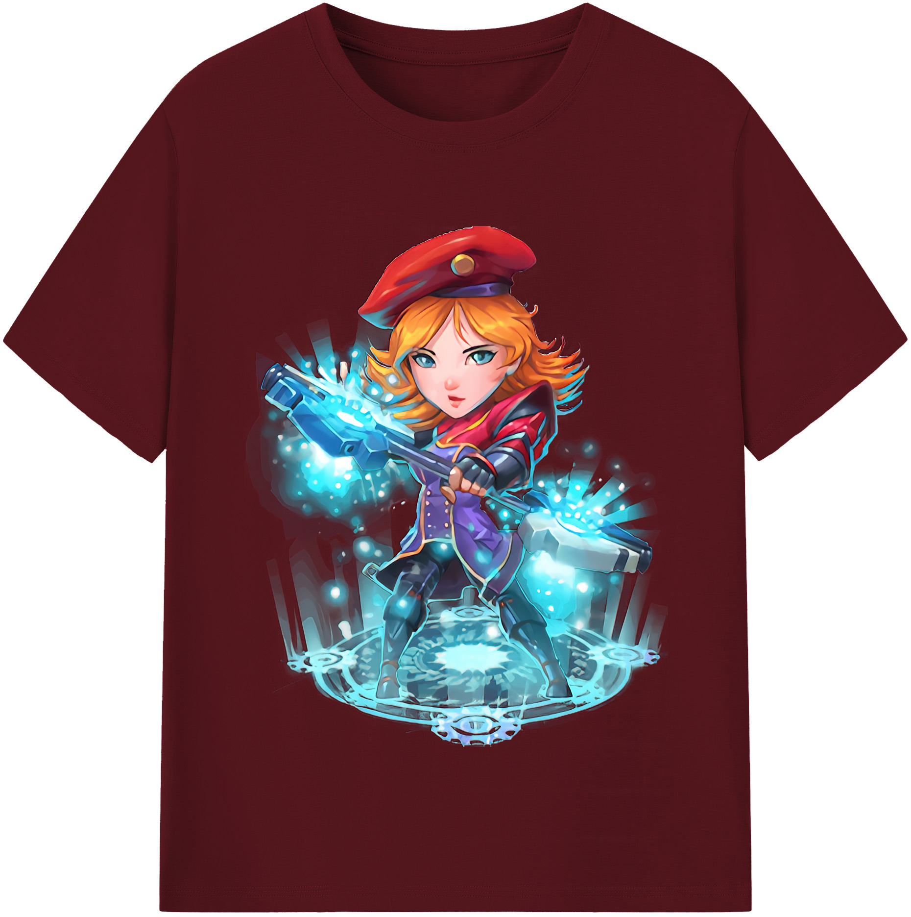 リーグ・オブ・レジェンド League of Legends LOL 綿100％半袖Tシャツ（フロントプリント）